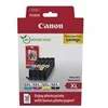 Image de Canon CLI-551XL C/M/Y/BK Photo Value Pack - pack de 4 - XL - jaune, cyan, magenta, noir - original - reservoir d'encre/kit papiers