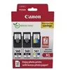 Image de Canon PG-560XL x2/CL-561XL Photo Value Pack - pack de 3 - a rendement eleve - noir, couleur (cyan, magenta, jaune) - original - brillant - jeu de papier / cartouche d'encre