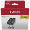 Image de Pack De 2 Cartouches D Encre Canon Pgi 35 Noir