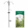 Image de Station d'alimentation pour oiseaux - l 75 x h 300 cm - acier doux