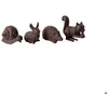 Image de Animaux du jardin en fonte (Lot de 4)