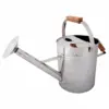 Image de Arrosoir type anglais en inox 8l - acier inoxydable, bois de frêne