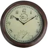 Image de Horloge De Station Avec Thermomètre 30,5 Cm Tf007 Esschert Design