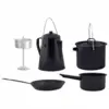 Image de Set cuisine en plein air - 4 pièces - noir