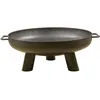 Image de Brasero - Coupe à Feu - Acier Noir - Diam. 60 cm - Foyer dextérieur
