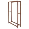 Image de Range bois en fer - Rouillé - L 75 5 x P 23 5 x H 148 cm