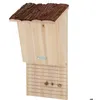 Image de Nichoir pour chauve souris avec toît en écorce