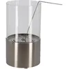 Image de Brasero - FANCY FLAMES - Cheminée de table au bioéthanol - Argenté - D 164 cm - H 29 cm
