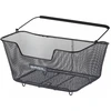 Image de Panier Vélo Basil Base M en acier noir pour porte bagage, fixation pa