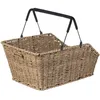 Image de Panier de vélo arrière aspect rotin - Basil - Cento - 22 l - Marron naturel - Résistant aux intempéries