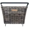 Image de Panier vélo - BASIL - Cento - Look osier - Marron - 33x44x25 cm - 29 litres