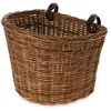 Image de Panier de vélo en osier Basil Darcy - Grande taille - Attache pour guidon ou porte-bagage - Marron
