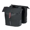 Image de Sacoche à vélo - Basil - City - 28-32 litres - Noir - Polyester - Système Universal Bridge