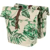 Image de Sacoches Basil Ever-Green 28-32L - Vert/Beige - Fixation Universelle pour Vélo Loisir