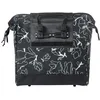 Image de Sacoche arrière vélo - BASIL - Grand Flower Shopper - 23 L - Hydrofuge - Fixation Hook-On