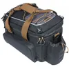 Image de Sac à bagages - Basil - Miles - Polyester 600D - 9 à 36 litres - Noir/Marron