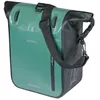 Image de Sacoche de vélo étanche - Basil B.V. - Rivo1 - 12-15L - Vert - 25x14x38 cm - Étanche IPX3 - Réfléchissante