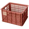 Image de Panier de vélo en plastique recyclé Basil Terre 29L - Marron