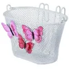 Image de Panier de vélo Basila Jasmin Butterfly - Pani - Blanc - 20L - Adulte