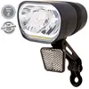Image de ECLAIRAGE VELO AVANT AXENDO 60 XDASTc front dynamo + BH195 BLACK + RW09 reflector+ cable 55cm