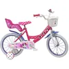 Image de Vélo 16 pouces - GUIZMAX - Minnie Mouse - 2 freins - Garde-boue - Panier avant