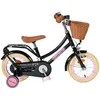 Image de Vélo tout chemin avec panier fille Volare Excellent CB - black - Noir - 12