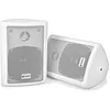 Image de Enceintes 2 voies - SKYTEC - ODS40W - Blanc - 75W - Design trapézoïdal