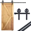Image de SNOGOLD Kit de Rail Porte Coulissante Quincaillerie Systeme de Porte Suspendue Ensemble Porte Coulissante Interieur 1.83M/6FT