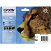 Image de Cartouches Guepard T0715 noire + couleurs EPSON