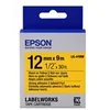 Image de Epson LabelWorks LK-4YBW - bande d'etiquettes - 1 cassette(s) - Rouleau (1,2 cm x 9 m)