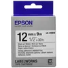 Image de Ruban détiquettes EPSON LK4WBW - Noir sur blanc - 12mm