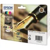 Image de EPSON Multipack T1626 - Stylo Plume - Noir Cyan Magenta Jaune (C13T16264012)