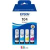 Image de Pack de cartouches d'encre d'origine noir + 3 couleurs EcoTank 104 EPSON