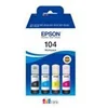 Image de Epson EcoTank 104 - pack de 4 - noir, jaune, cyan, magenta - original - recharge d'encre