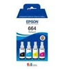 Image de Epson EcoTank 664 - pack de 4 - noir, jaune, cyan, magenta - original - recharge d'encre