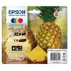 Image de Pack Cartouche D Encre Epson Ananas Noir Xl + 3 Couleurs