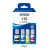 Image de Multipack de 4 Bouteilles dencre - EPSON - EcoTank 113 - Noir - Jaune - Cyan - Magenta