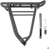 Image de Porte-bagages vélo arrière - HAIBIKE - TREKKING 8/11 - Gris/Noir - Pour adulte - Avec sangle de fixation