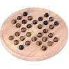 Image de Jeu de Societe - Engelhart - Joli jeu de solitaire anglais - 33 trous en bois 23 cm