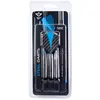 Image de Set De Flèches De Fléchettes Steeltip Longfield 23 Grammes Bleu Noir - 3 Pièces