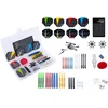 Image de ENGELHART - Kit Accessoires Fléchettes 141 Pièces - Pointe Acier et Pointe Nylon - Ailettes Tiges Pointes Soft Tip Outil et Boîte