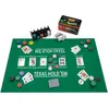 Image de Set de poker complet - Engelhart - Boîte en métal - 200 jetons - 2 jeux de cartes - Accessoires inclus