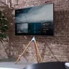 Image de Support Tv À Trépied 32"-65" Marron Clair One For All