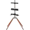Image de Meubles Tv Quadpod Wm7475 Noyer Pour Ecran De 32 A 70