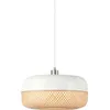 Image de MEKONG-Suspension Bambou Naturel H22cm Blanc Good & Mojo