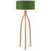 Image de ANNAPURNA-Lampadaire tripode Bambou & Lin Naturel H160cm vert kaki Good & Mojo