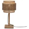 Image de Lampe en lanière de bambou tis