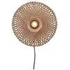 Image de KALIMANTAN-Applique Bambou Ø30cm naturel Good & Mojo Ø 30cm / H 30cm Beige