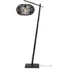 Image de Lampe - Ethnique - Rotin Tissé - Hauteur 176 cm - Abat-jour D 48 cm - Éclairage Écoresponsable
