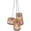 Image de TANAMI-Suspension rotin 3 lumières H20-25-35cm naturel Good & Mojo Ø 18 et cm / H 20-25-35cm Beige